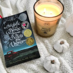 Aristotle and Dante Discover the Secrets of the Universe book and DW Home Vanilla Pumpkin candle